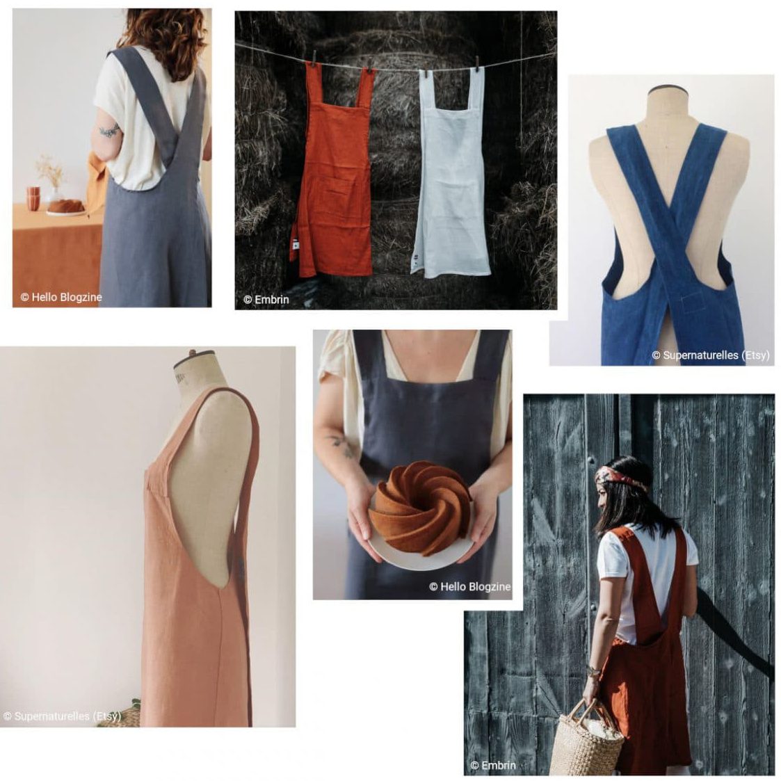 Moodboard tablier japonais - Louise Magazine
