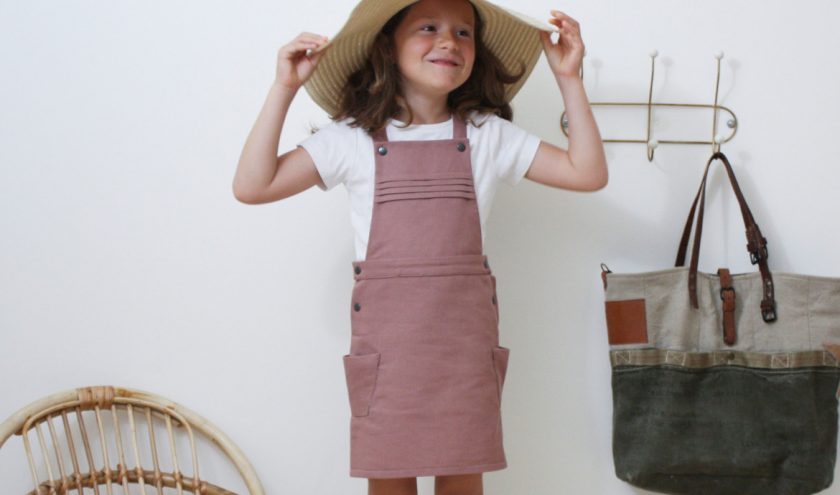 Patron robe salopette Elissaure enfant - Rose des Vents