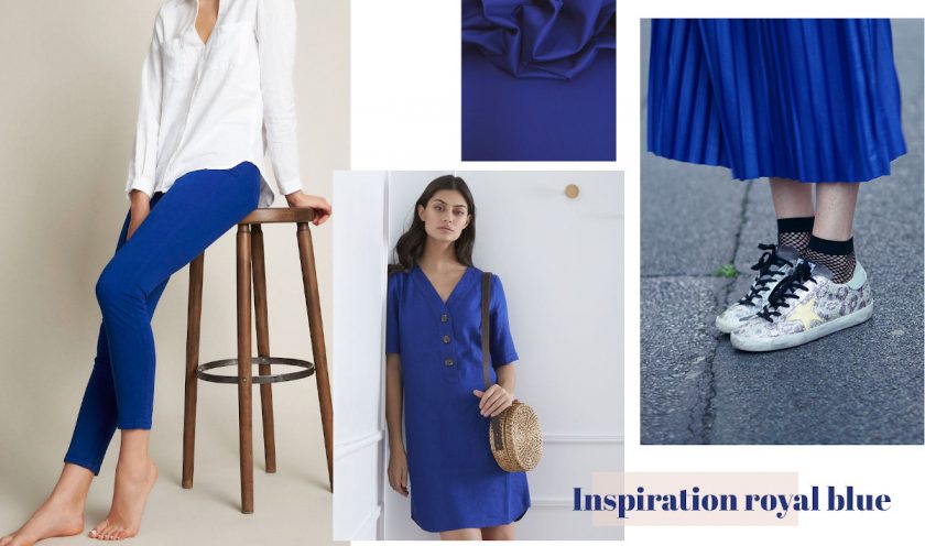 Tendance bleu roi - Louise magazine
